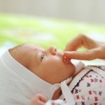 callus on the upper lip of a baby