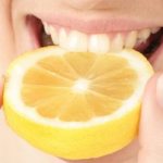 Teeth whitening with lemon and other ingredients